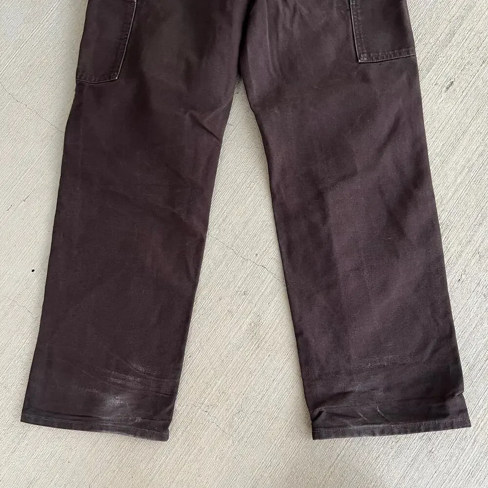Carhartt B136 DKB faded brown double knee work wear carpenter pants